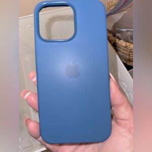 Apple Silicone Case with MagSafe for iPhone 12 Pro Capri Blue